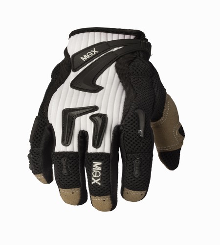 GUANTES MOTOCROSS MAX TCV32 (NEGRO) TALLE XL